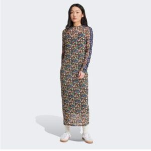 adidas Originals x Liberty London Mesh Maxi Dress XS New With Tags
